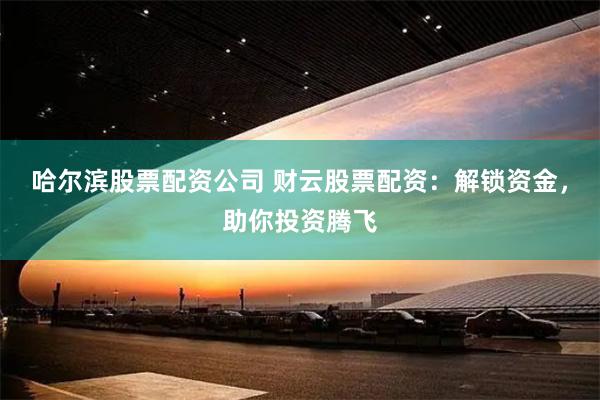 哈尔滨股票配资公司 财云股票配资：解锁资金，助你投资腾飞