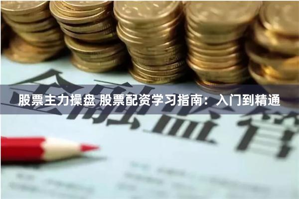 股票主力操盘 股票配资学习指南：入门到精通