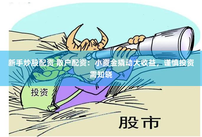 新手炒股配资 散户配资：小资金撬动大收益，谨慎投资需知晓